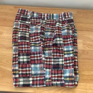Jos A Bank Pleated Patchwork Shorts Like New Size 36
